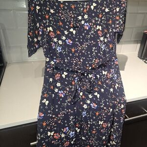 Floral Navy Dress